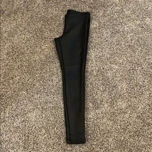 Express faux leather leggings